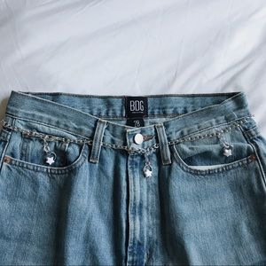 falling star belt - WHITE